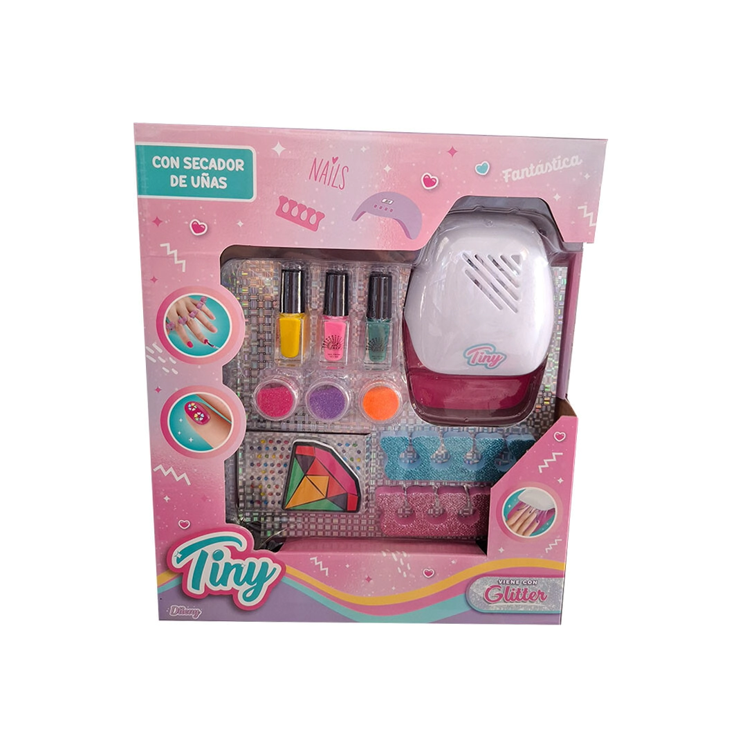 SET DE U�AS CON SECADOR TINY 26x31x6 CM