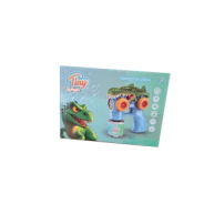BURBUJERO DINOSAURIO CAR CON LUZ A PILAS TINY 20x8x15 CM