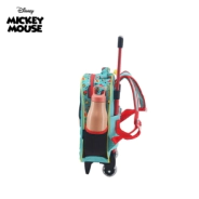 MOCHILA CON CARRO DISNEY MICKEY 12"
