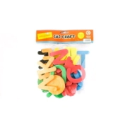 GOMA EVA FORMAS ABECEDARIO 8CM ALTO x31 PIEZAS