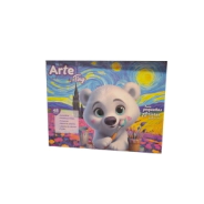 SET DE ARTE OSITO VALIJA 53 PIEZAS TINY 30x23 CM