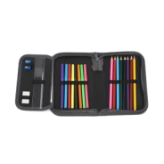 CARTUCHERA CON UTILES TRENDY