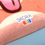 MOCHILA KAWAII TERMOFORMADA OSO MARRON 22x30x10CM SKORA