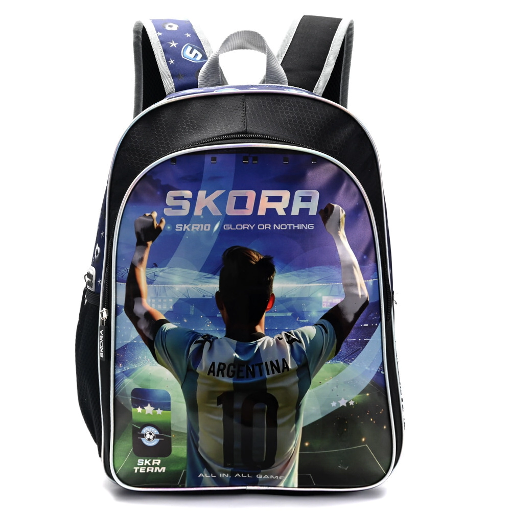 MOCHILA LETS PLAY FUTBOL CAMISETA 16" SKORA