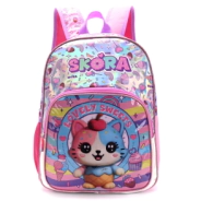 MOCHILA THINK HAPPY TEEN KAWAII GATITO HELADO 16
