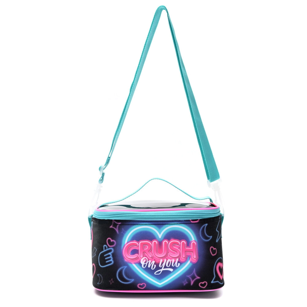 LUNCHERA THINK HAPPY LETTERING CRUSH ON YOU 22x16x16 CM SKORA