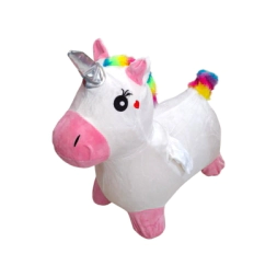UNICORNIO ARCOIRIS SALTARIN PELUCHE 1300 GRS 55x55x30 CM