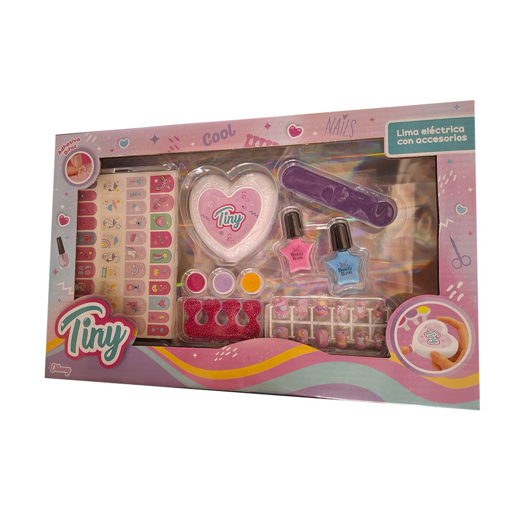 SET DE U�AS CON LIMA ELECTRICA TINY 33x21x4 CM