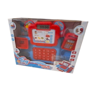 SET CAJA REGISTRADORA TINY CON LUZ Y SONIDO 23x6x18 CM