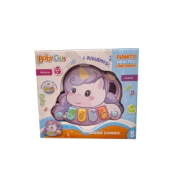 PIANO INTERACTIVO UNICORNIO PARA BEBES CON LUZ Y SONIDO 15x13x3 CM