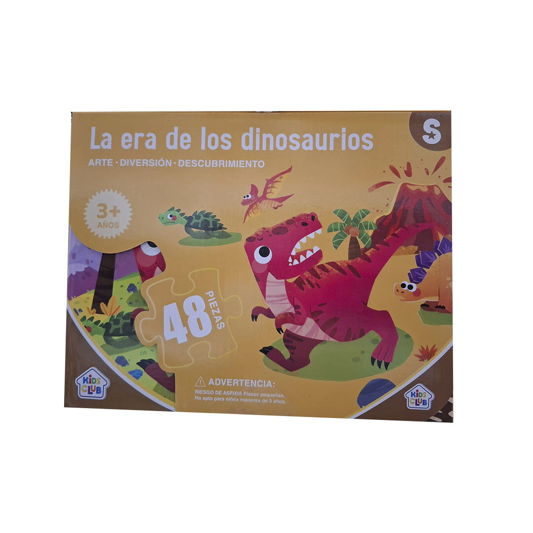 ROMPECABEZAS DINOSAURIOS 48 PIEZAS 23x18x6 CM