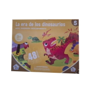 ROMPECABEZAS DINOSAURIOS 48 PIEZAS 23x18x6 CM
