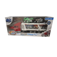 SET CAMION A FRICCION Y 4 MOTOS 41x9x22CM