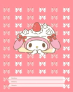 SEPARADORES DE CARPETA N&deg;3 MY MELODY KUROMI