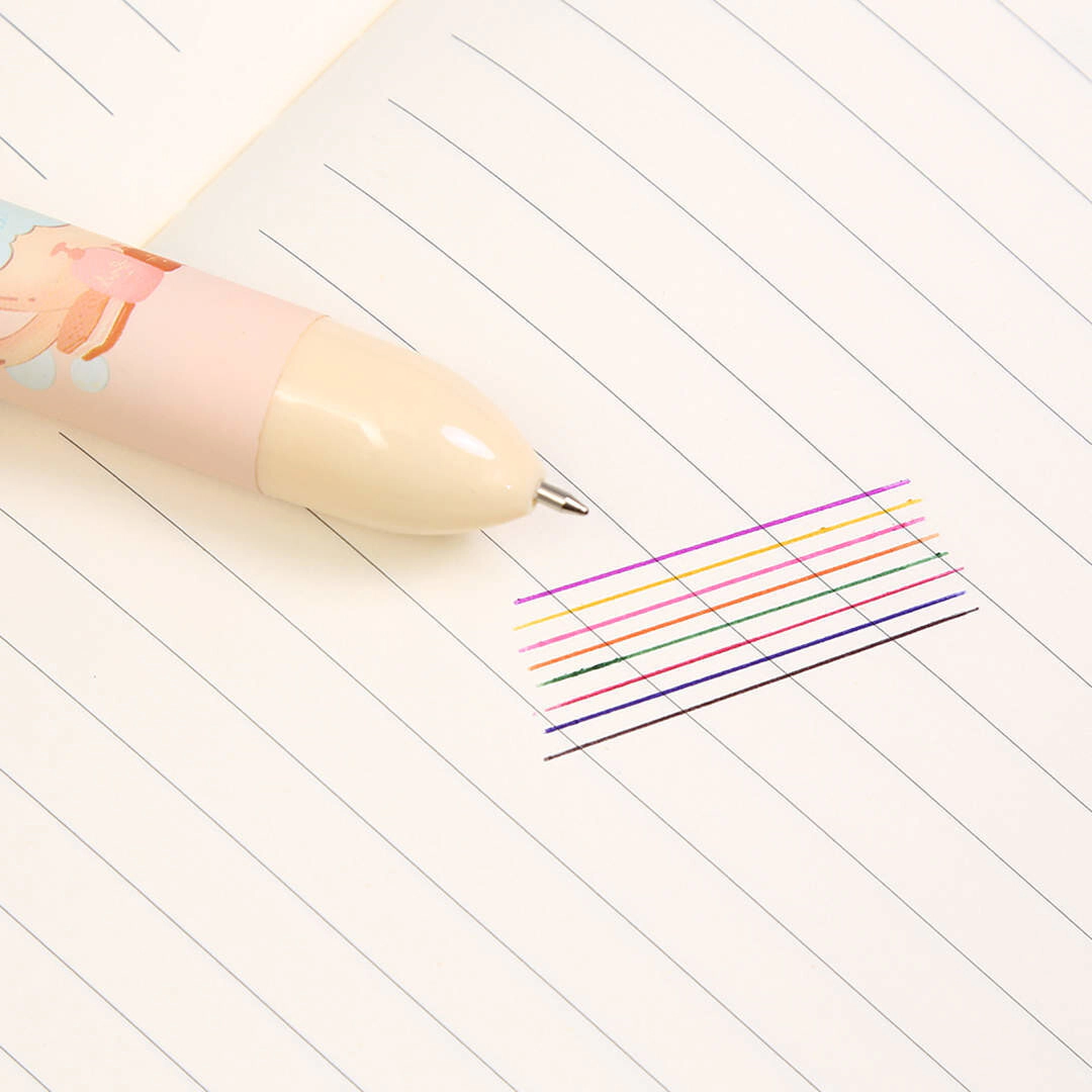 BOLIGRAFO 8 COLORES PUFFY CATS WERO