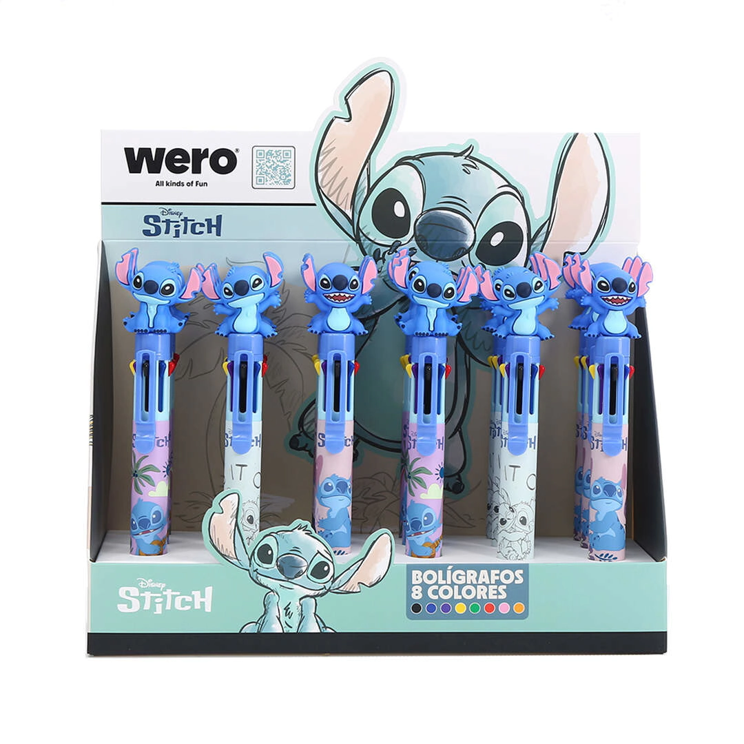 BOLIGRAFO 8 COLORES STITCH WERO