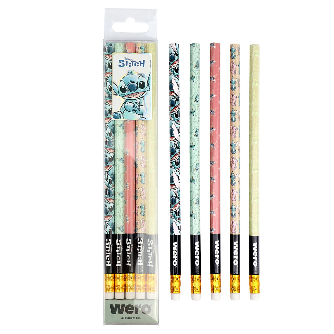 SET LAPIZ CON GOMA STITCH BLISTER WERO