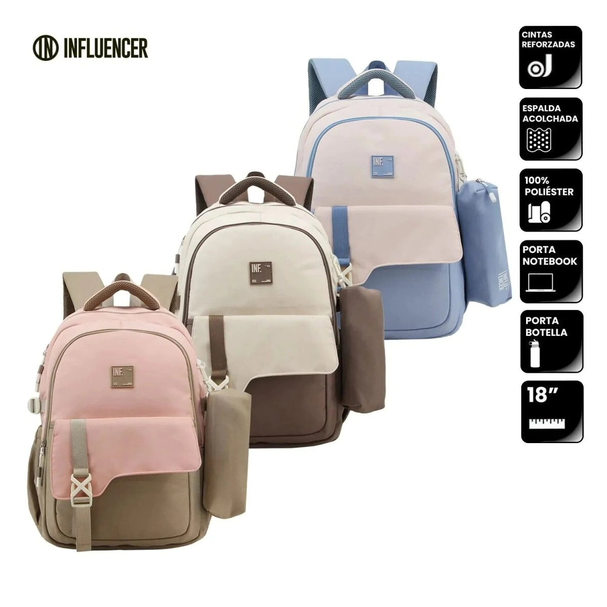 MOCHILA INFLUENCER SCHOOL