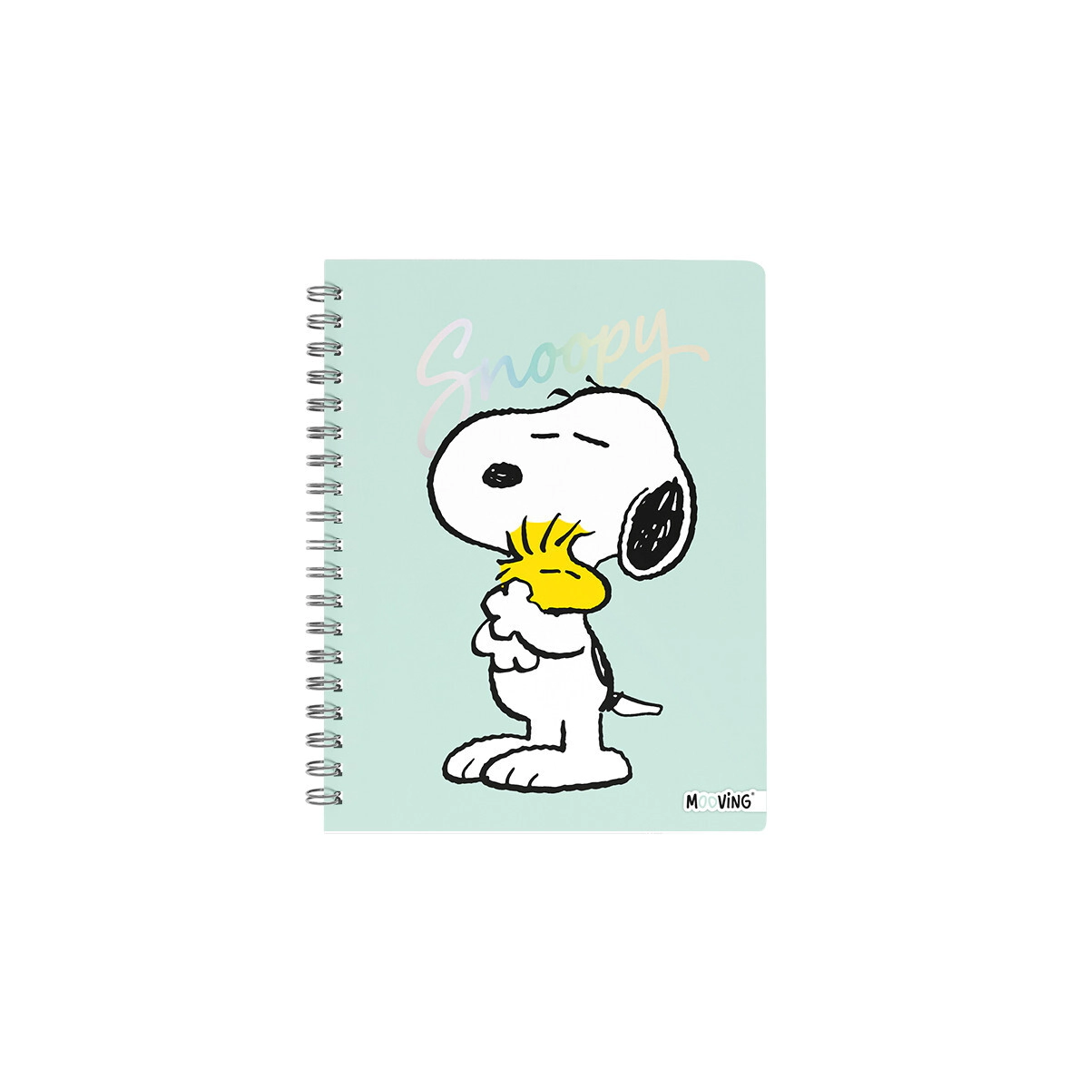 CUADERNO 16x21 ESPIRAL T/D 80HJS SNOOPY MOOVING