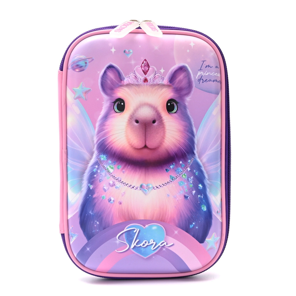 CARTUCHERA CANOPLA 1 PISO THINK HAPPY PETS 22x16x4 CM SKORA