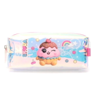 CARTUCHERA TRIANGULAR THINK HAPPY TEEN KAWAII 20x10x6,5 CM SKORA