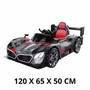 AUTO DEPORTIVO GT CARRERA A BATERIA CON LUZ, SONIDO Y CONTROL REMOTO 12V4,5A 120X65X50CM