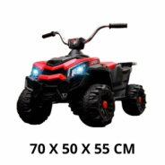CUATRICICLO A BATERIA CON LUZ Y SONIDO 6V4A 70X50X55 CM