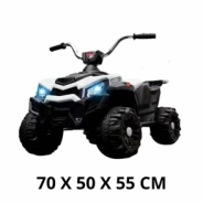 CUATRICICLO A BATERIA CON LUZ Y SONIDO 6V4A 70X50X55 CM
