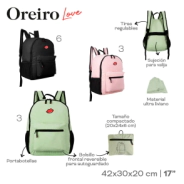 MOCHILA DE VIAJE OREIRO NEGRO