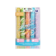 COLORING - RESALTADORES METALICOS GLITTER X5 MOOVING