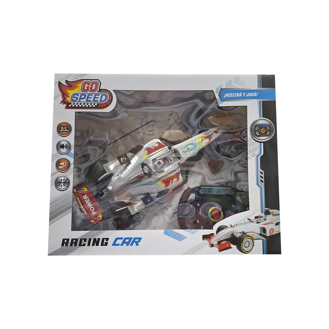 SUPER AUTO F1 1:10 A RADIO CONTROL CARGA USB GO SPEED 51X41X14CM