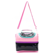 LUNCHERA 2 PISOS CON CORREA THINK HAPPY LETTERING CRUSH ON YOU 23.5X14.5X12CM