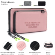 FICHERO ZAGORA CON BOLSILLO FRONTAL SKORA NEGRO