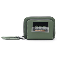 BILLETERA SAFI CON BOLSILLO FRONTAL SKORA VERDE
