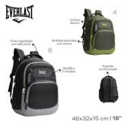 MOCHILA EVERLAST VERDE