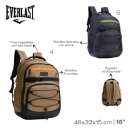 MOCHILA EVERLAST MARRON