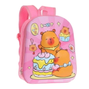 MOCHILA INFANTIL CAPYBARA TRENDY ROSA
