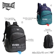 MOCHILA EVERLAST NEGRO
