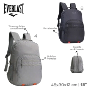 MOCHILA EVERLAST NEGRO