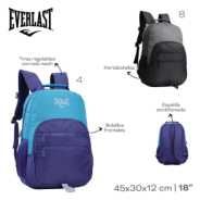 MOCHILA EVERLAST NEGRO