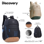MOCHILA DISCOVERY NEGRO