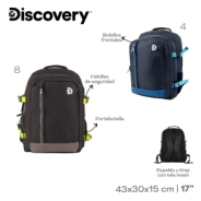 MOCHILA DISCOVERY AZUL