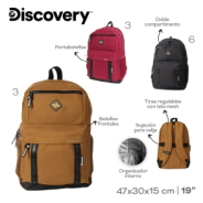 MOCHILA DISCOVERY ROJO