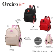 MOCHILA OREIRO NEGRO