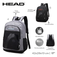 MOCHILA HEAD GRIS