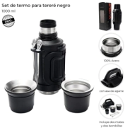 SET TERMO PARA TERERE 100ML NEGRO