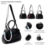 CARTERA MAJORELLE 3 BOLSILLOS 30x20CM SKORA