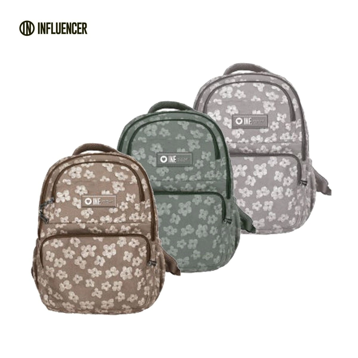 MOCHILA INFLUENCER FLORES