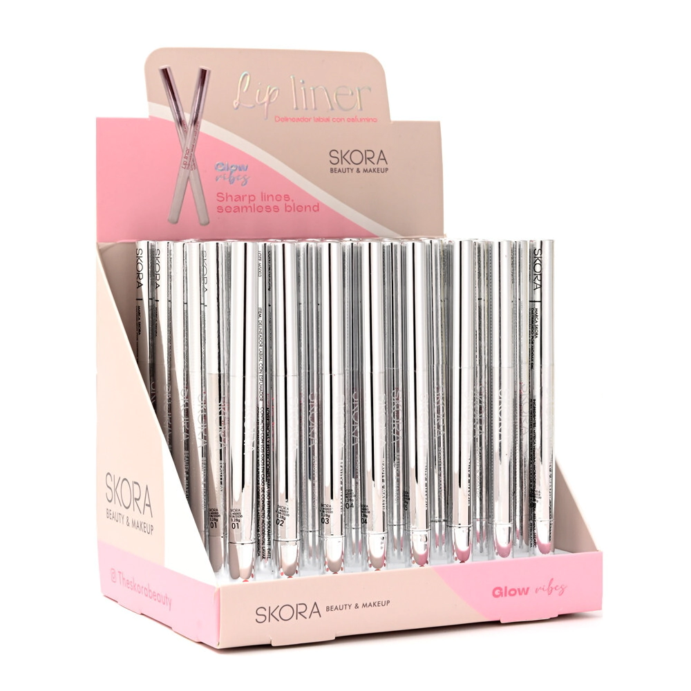 DELINEADOR LABIAL CON ESFUMADOR SKORA