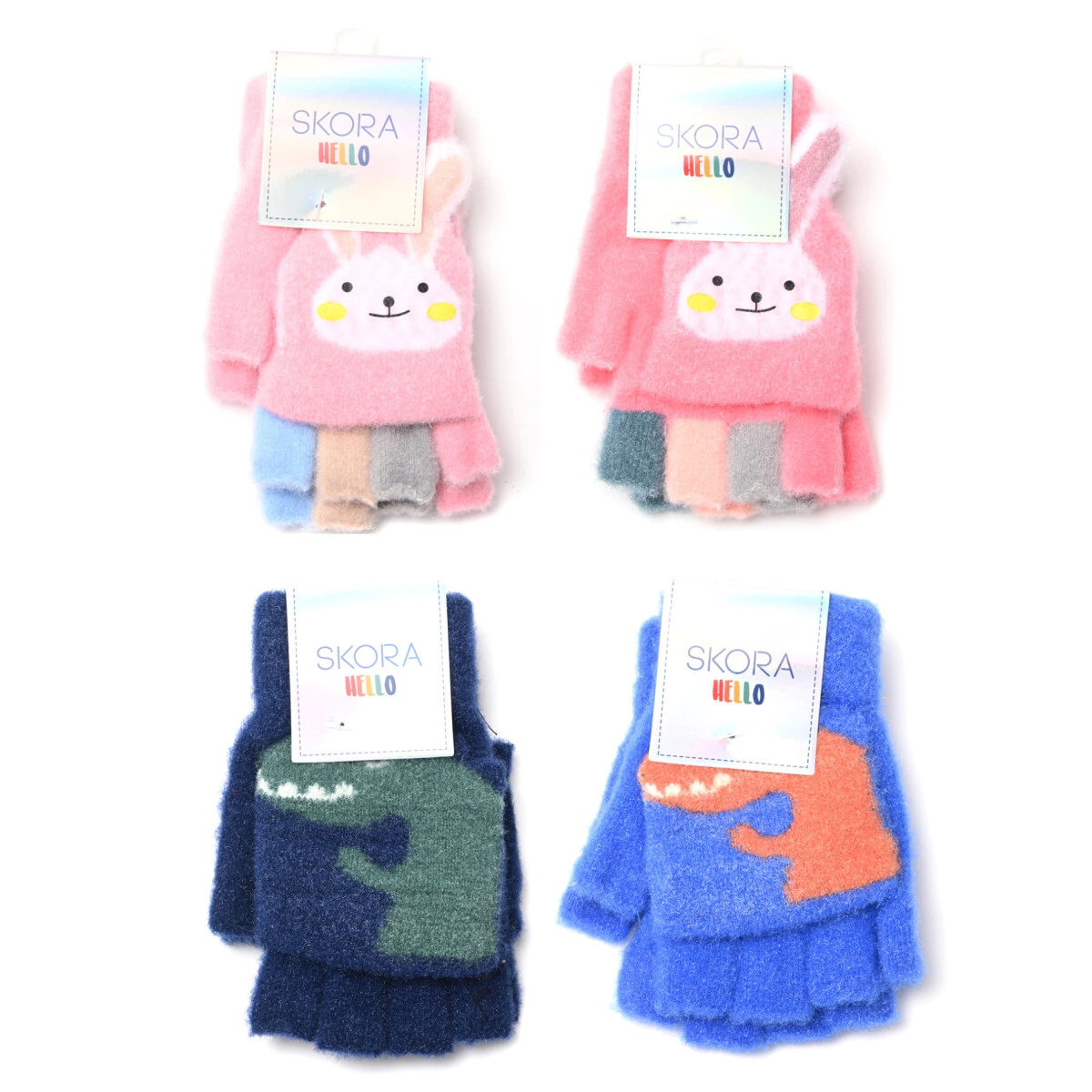 GUANTE INFANTIL CON DIBUJO Y TAPITA SKORA